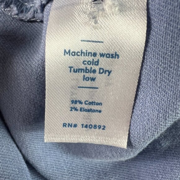 Marine Layer Pants Women's 33x27* Bridget High Rise Wide Leg Crop Blue Tag 14 - Picture 8 of 16